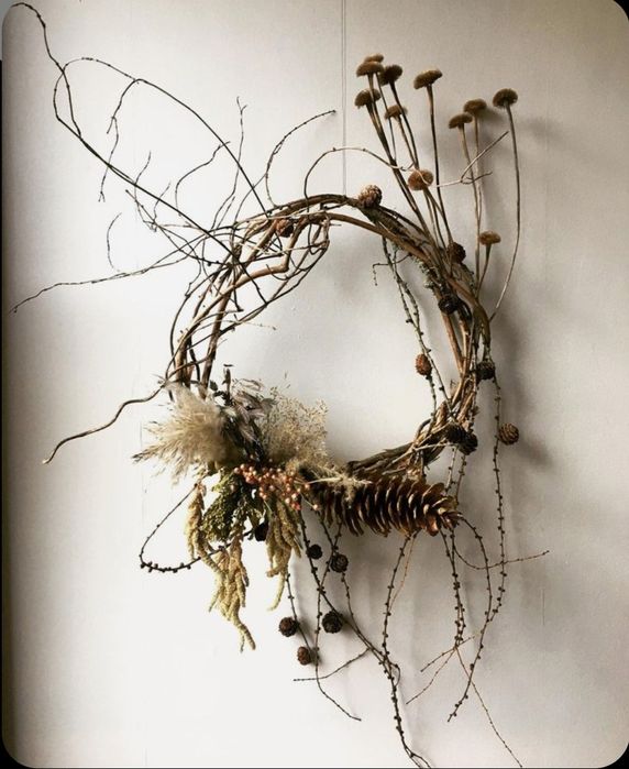 Wianek naturalny jesienno zimowy