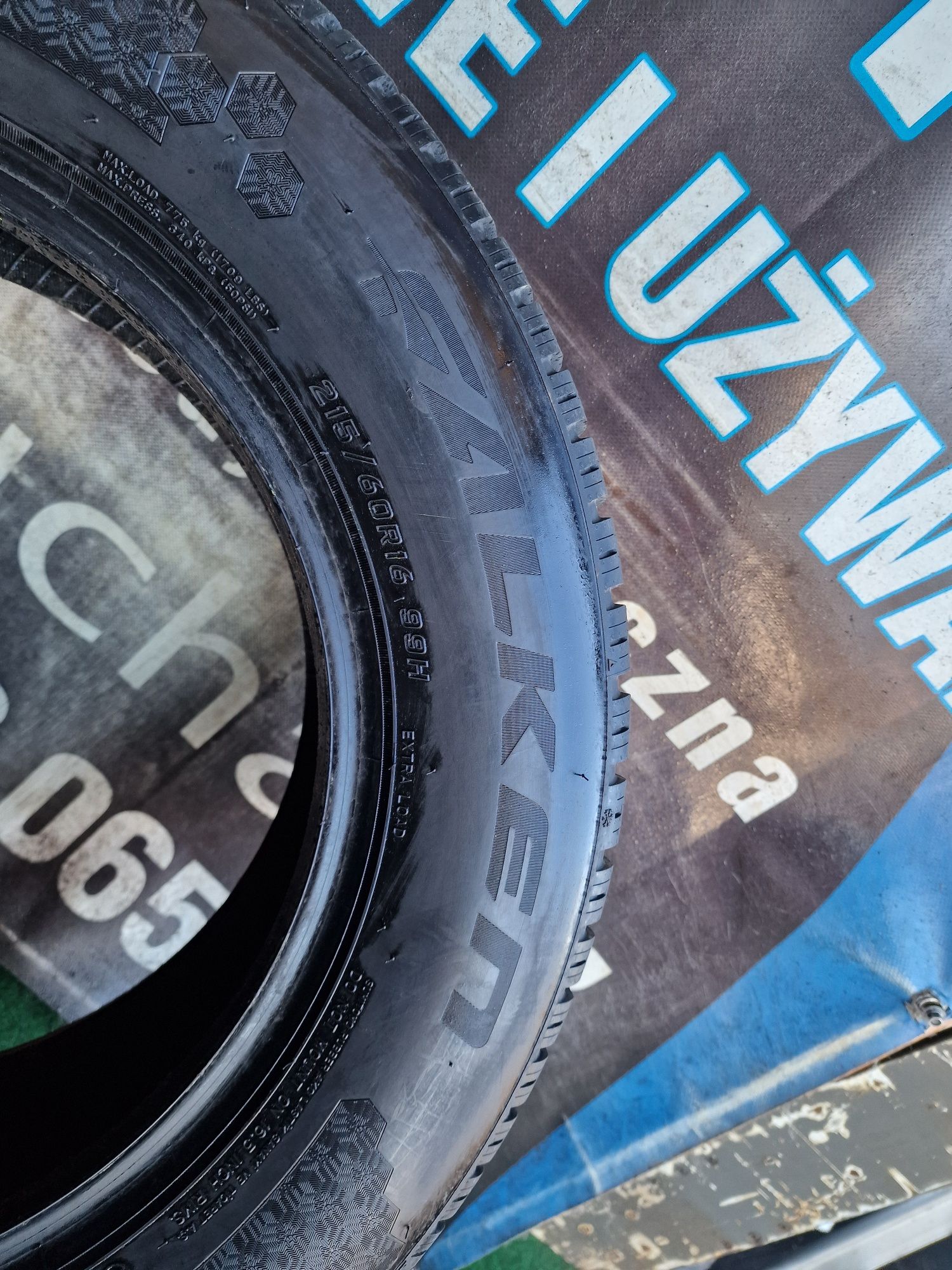 Opony zimowe 215/60/16 Falken Para 8.7mm 2022rok jak Nowe