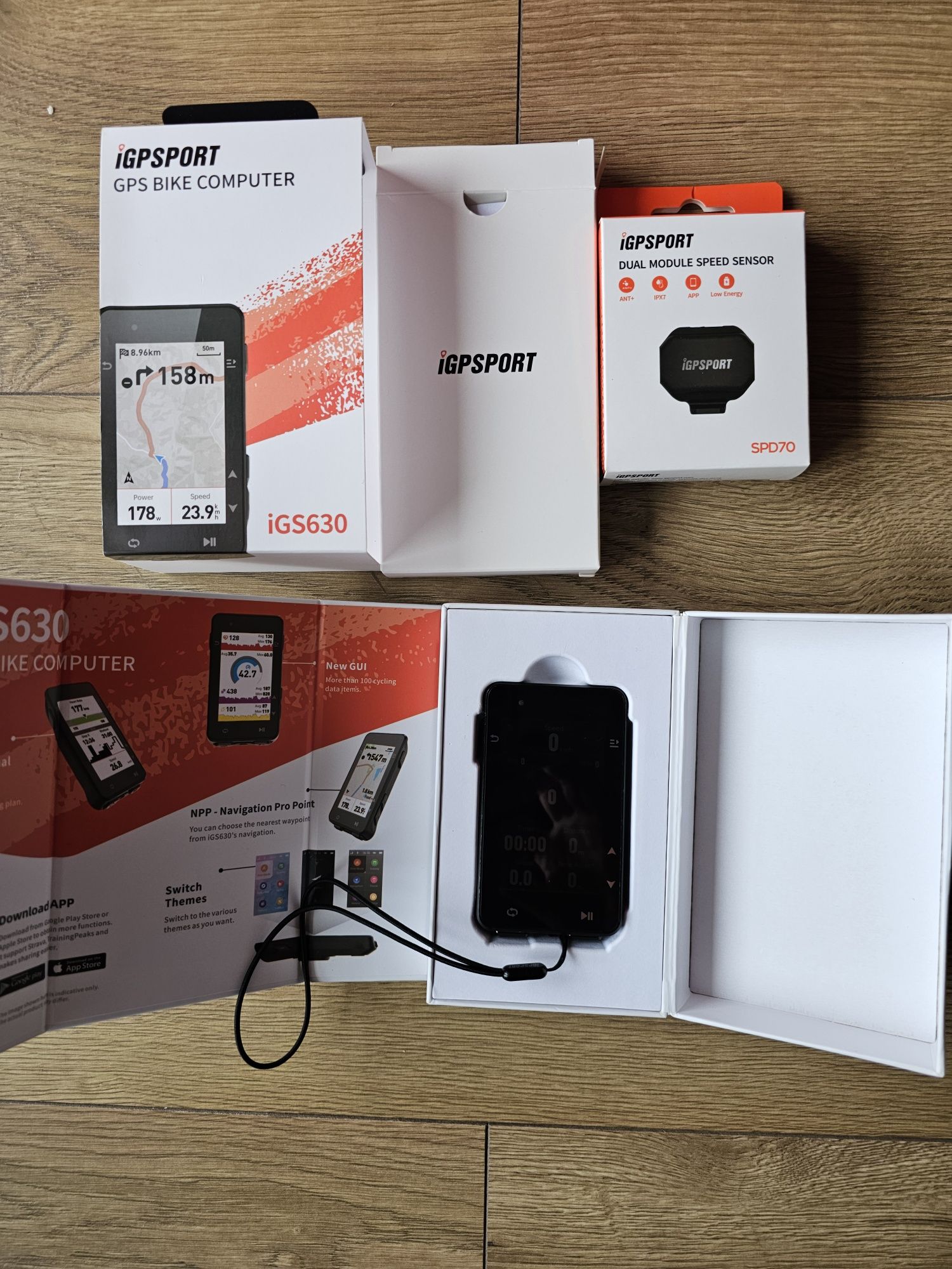 Licznik rowerowy Komputer GPS Nawigacja IGPSport IGS630