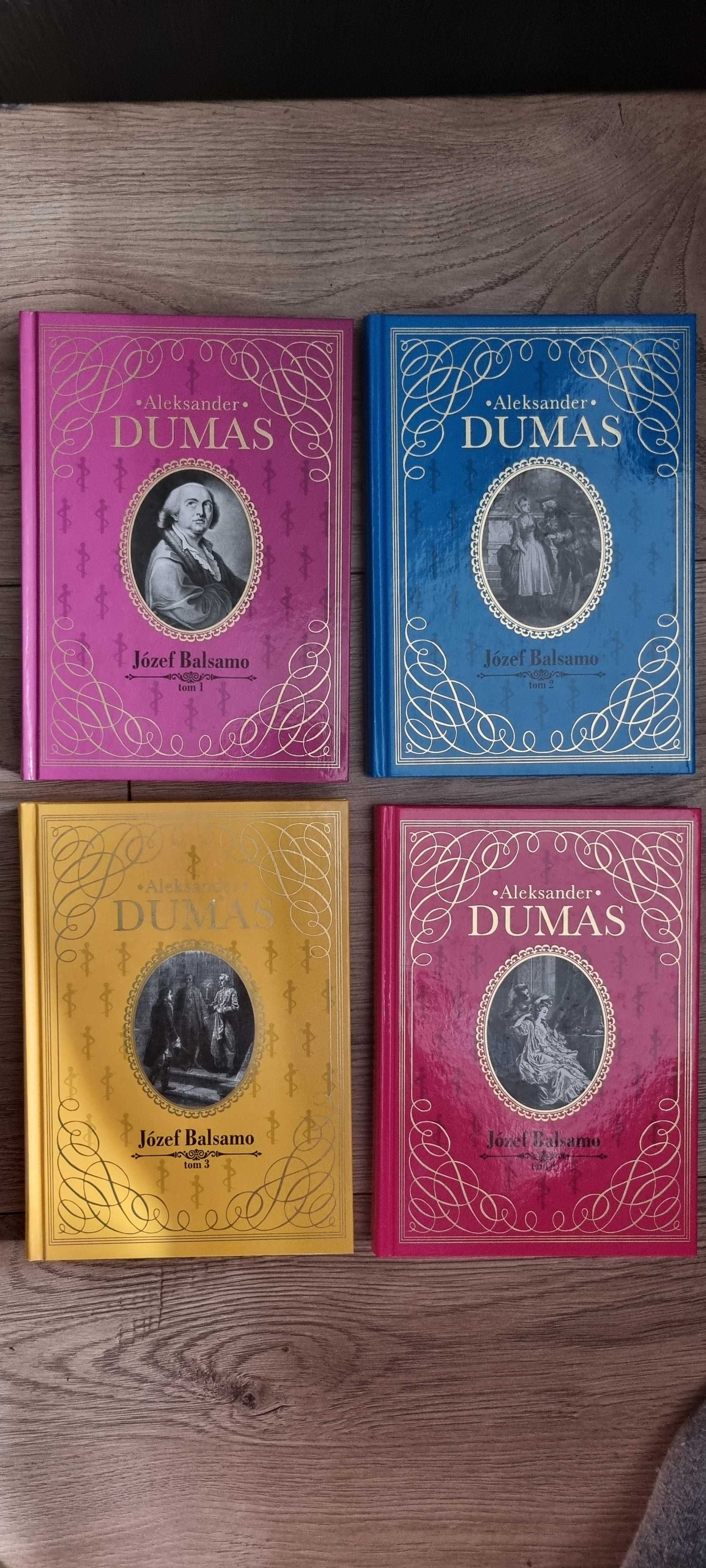 Józef Balsamo - Aleksander Dumas - tomy 1-4 Hachette stan jak nowe