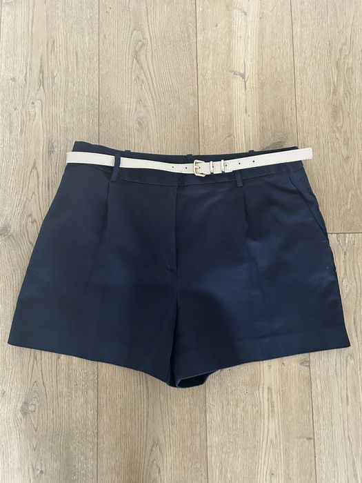 Zara granatowe casualowe szorty rozm XL