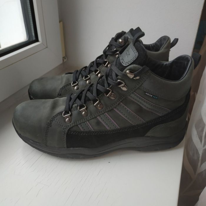 Зимові шкіряні черевики Geox Tex 41р. 26-27 см.