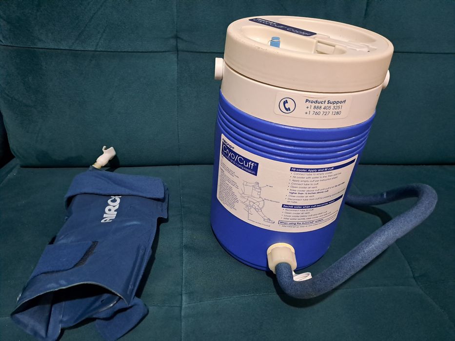 Zestaw: Termos Aircast Cryo/Cuff + opaska na kolano rozmiar M