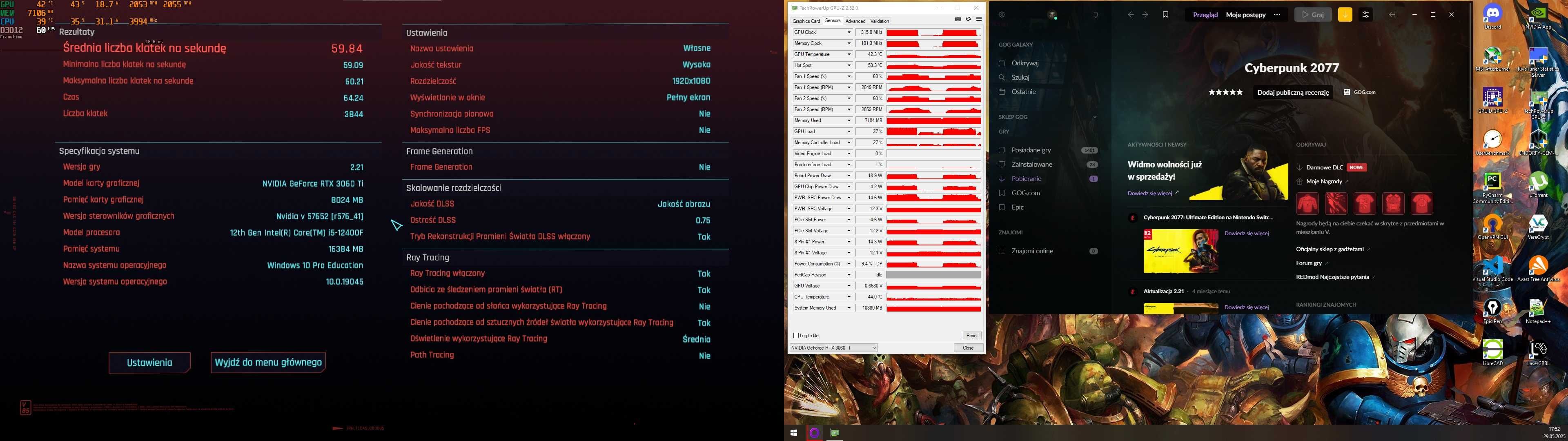 karta graficzna nVidia GeForce RTX 3060Ti Zotac Twin Edge