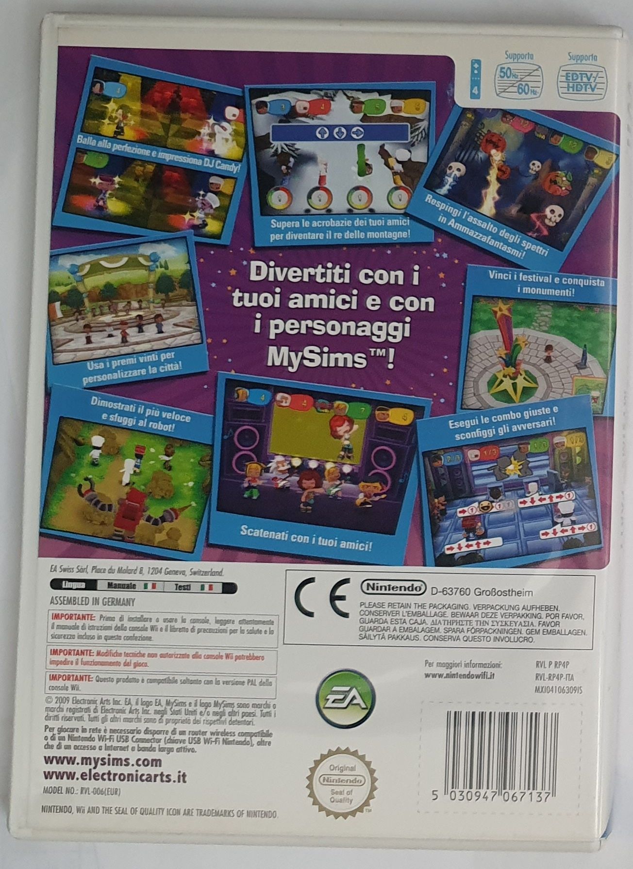 "My Sims Party" gra Nintendo Wii wersja angielska