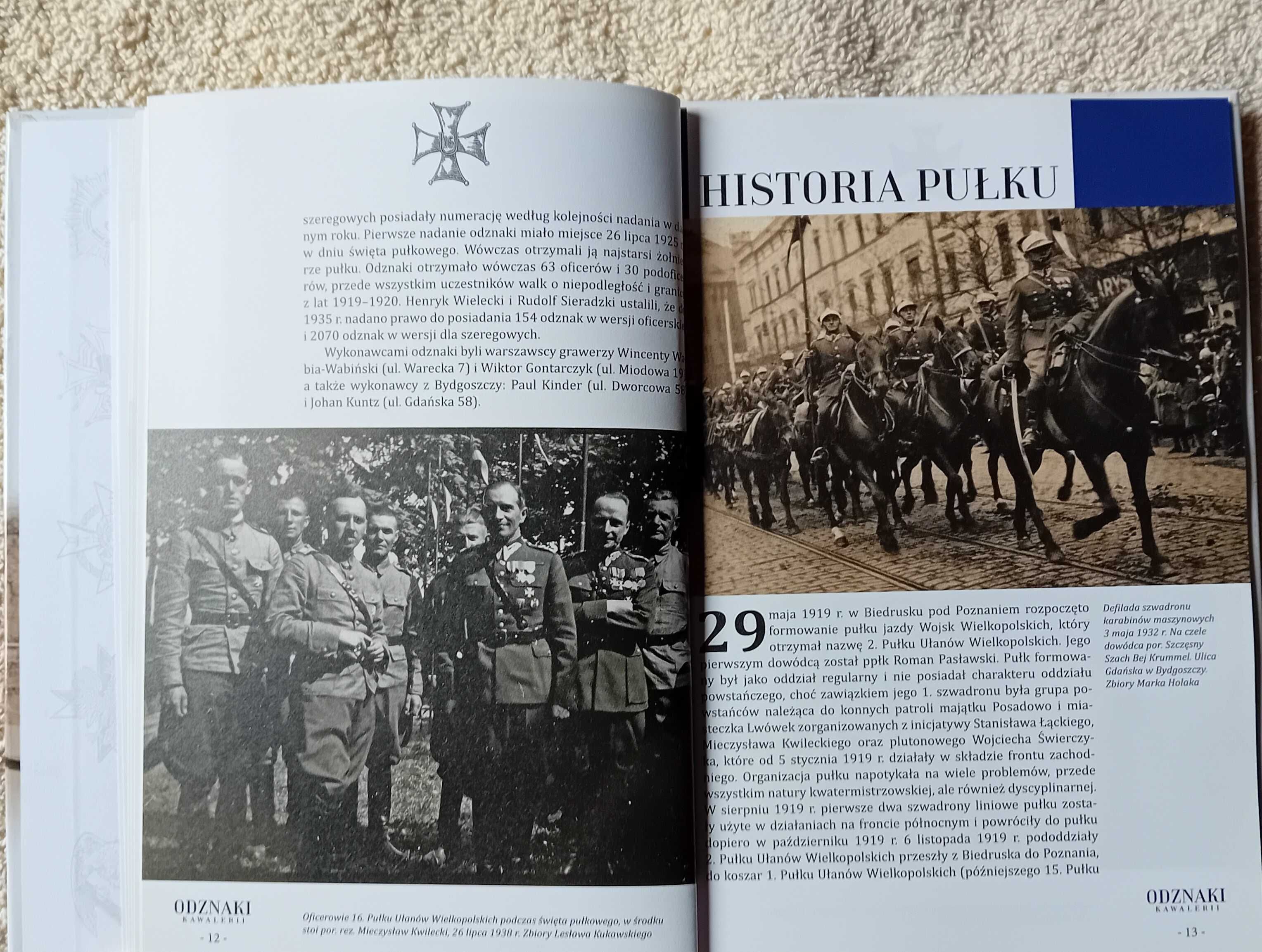 Odznaki kawalerii. Tom 4 - 16 Pułk Ułanów. Edipresse, 2019 r. Wyd. I.