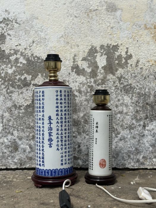 Candeeiros de cerâmica chineses