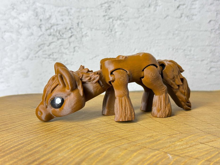Konik 3D–unikalna ruchoma figurka, druk 3D, prezent, ręczne malowanie
