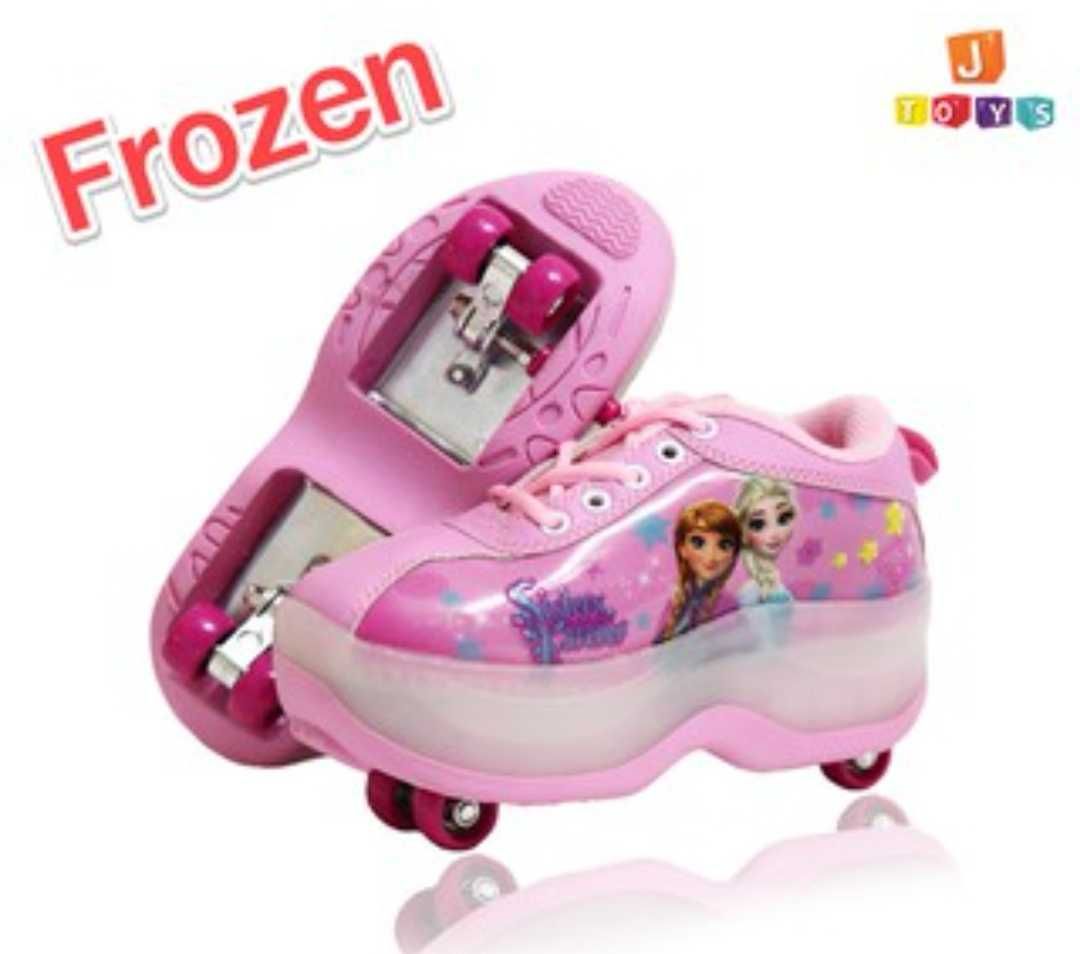 Buty wrotki led. Różne wzory Frozen Księżniczki LOL