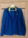 Bluza sportowa z polaru niebieska rozmiar 158 / 164