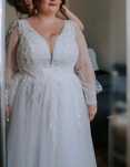 Suknia ślubna Plus Size 46,48,50
