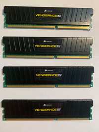 Б/У оперативна пам'ять 32gb (4*8gb) Corsair Vengeance LP DDR3 1600 8gb
