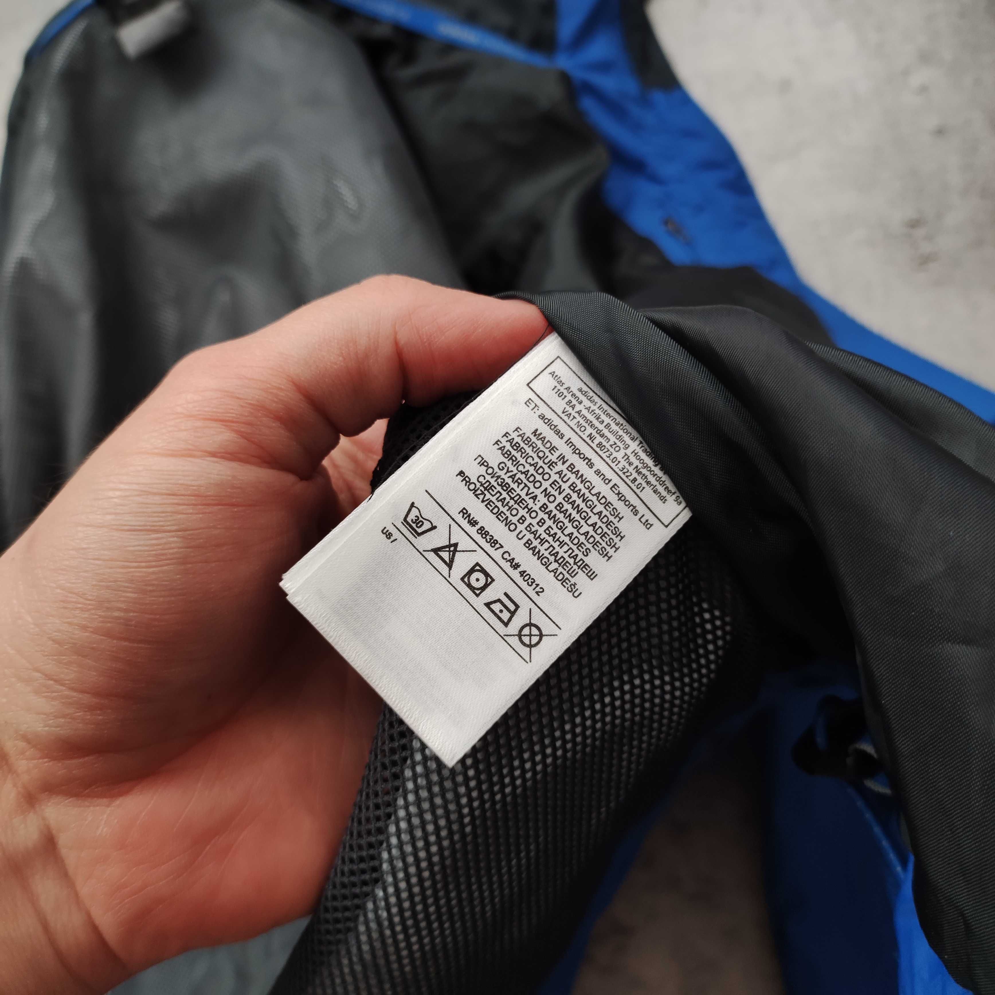 MĘSKA Kurtka Lekka Przejściowa Thermal Adidas Wiatrówka Membrana Góry