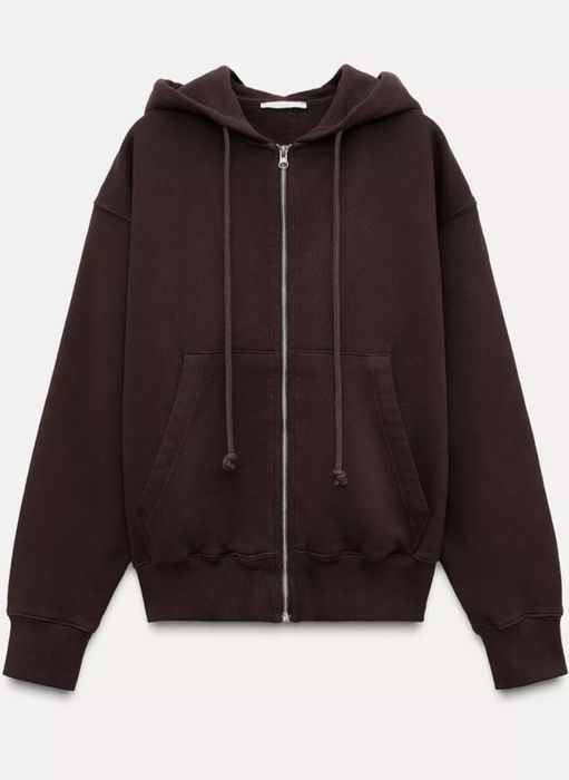 Zara зіп худі,  колір шоколад,  розмір S, М, L