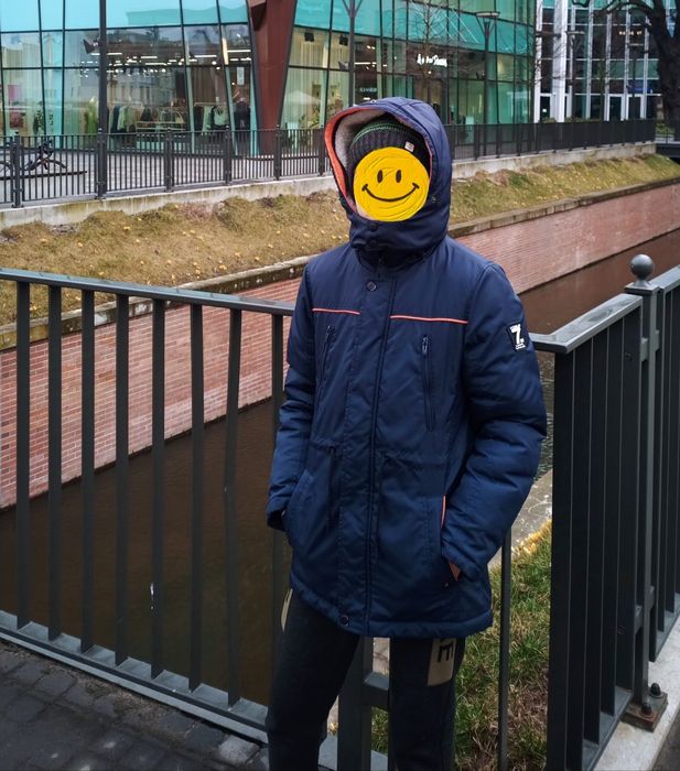 Зимова тепла куртка парка на підлітка