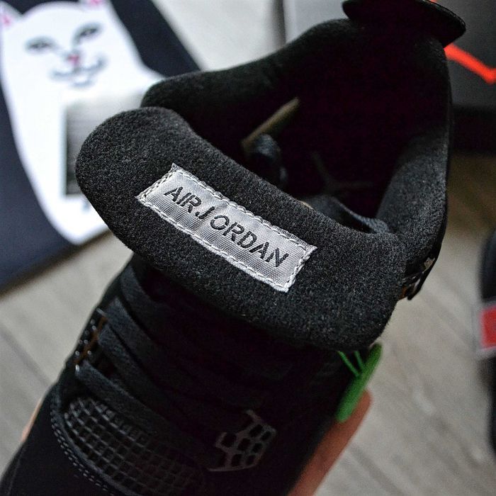 Мужские кроссовки Nike Air Jordan 4 "Black Cat" Premium. Размеры 40-45