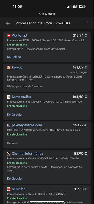 Intel core i5-12600k