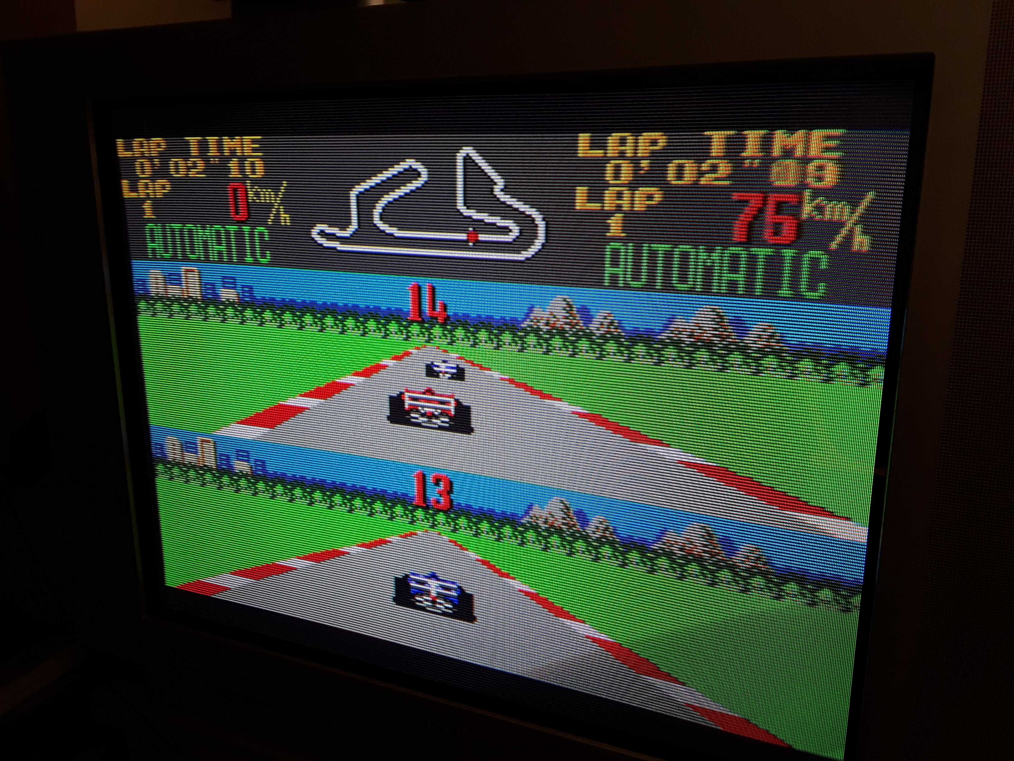 Jogo Sega Master System Super Monaco GP completo