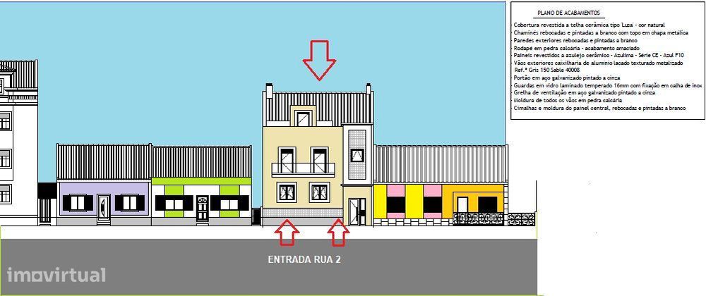 Terreno c/projeto aprovado – 8 fogos | c/ licença a pagamento