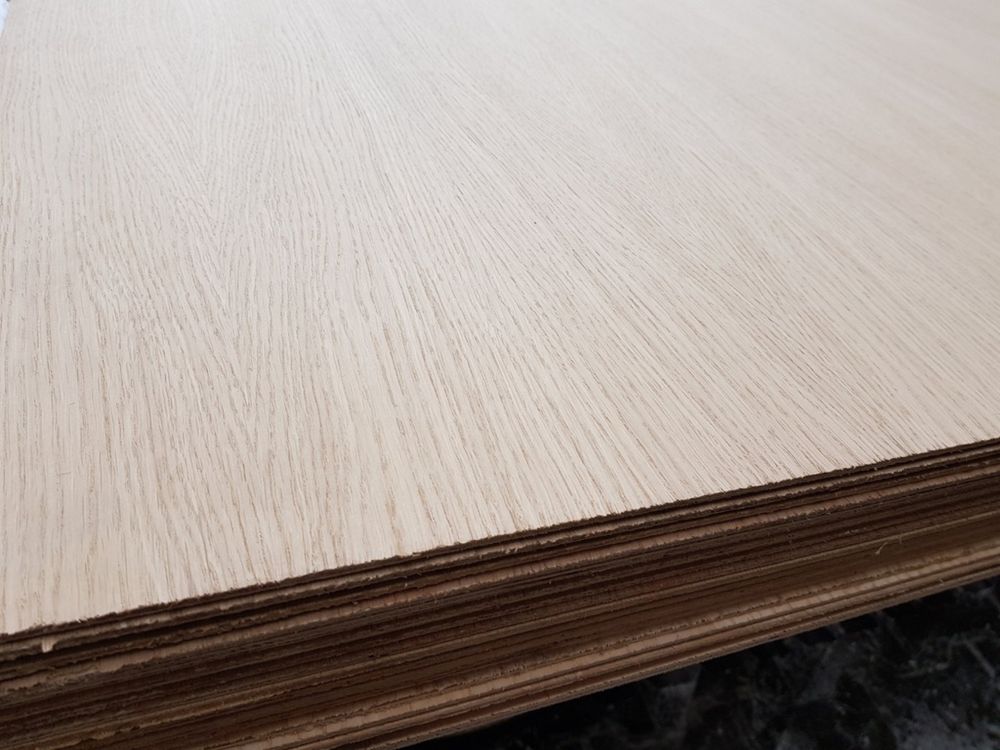 Sklejka debowa 4mm fornir arkusz 250x125 cm kl 1/2