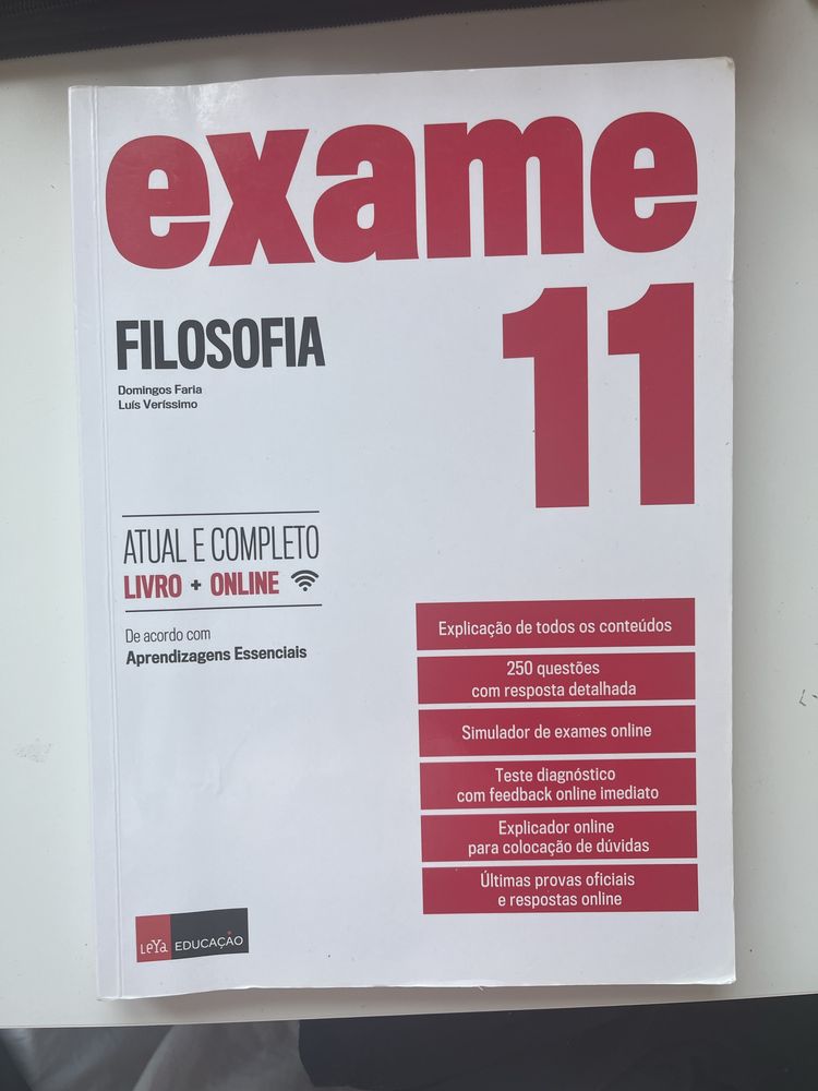 livro exame de filosofia 11° ano