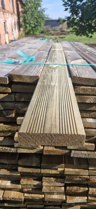 Deski tarasowe ryflowane 27x140x2400 mm 2,7x14x240 cm 2,4 m