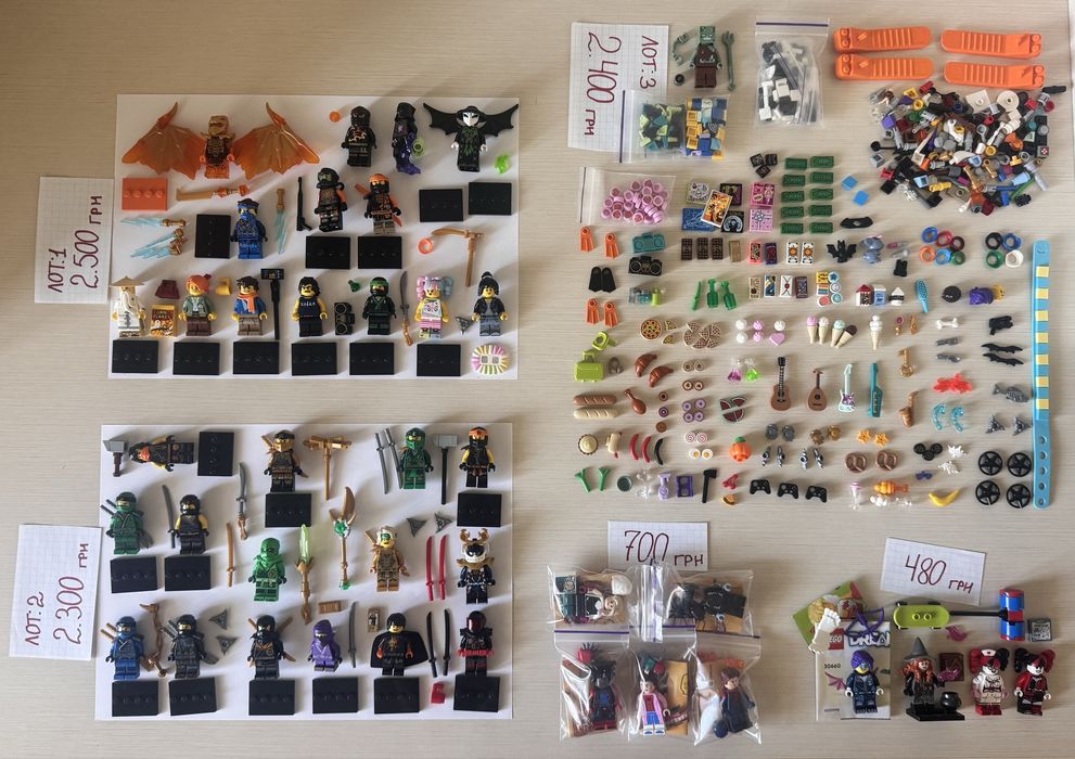 (Лоти) Лего Ниндзяго Spider Man Мініфігурки (Lego Ninjago Minifugures)