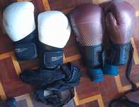2 pares luvas + ligadura