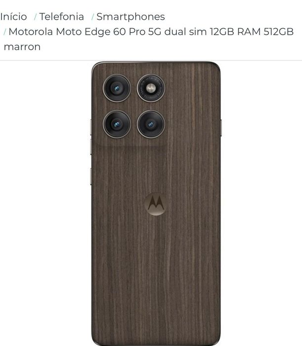 Moto Edge 60 Pro 5G 512GB Selado
