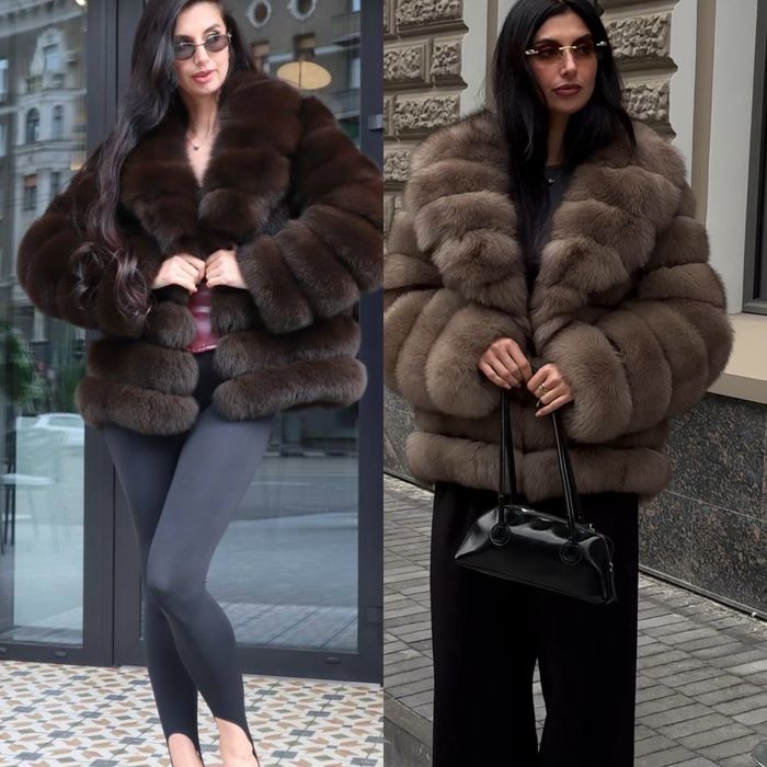 Шуба шубка натуральне хутро песця
