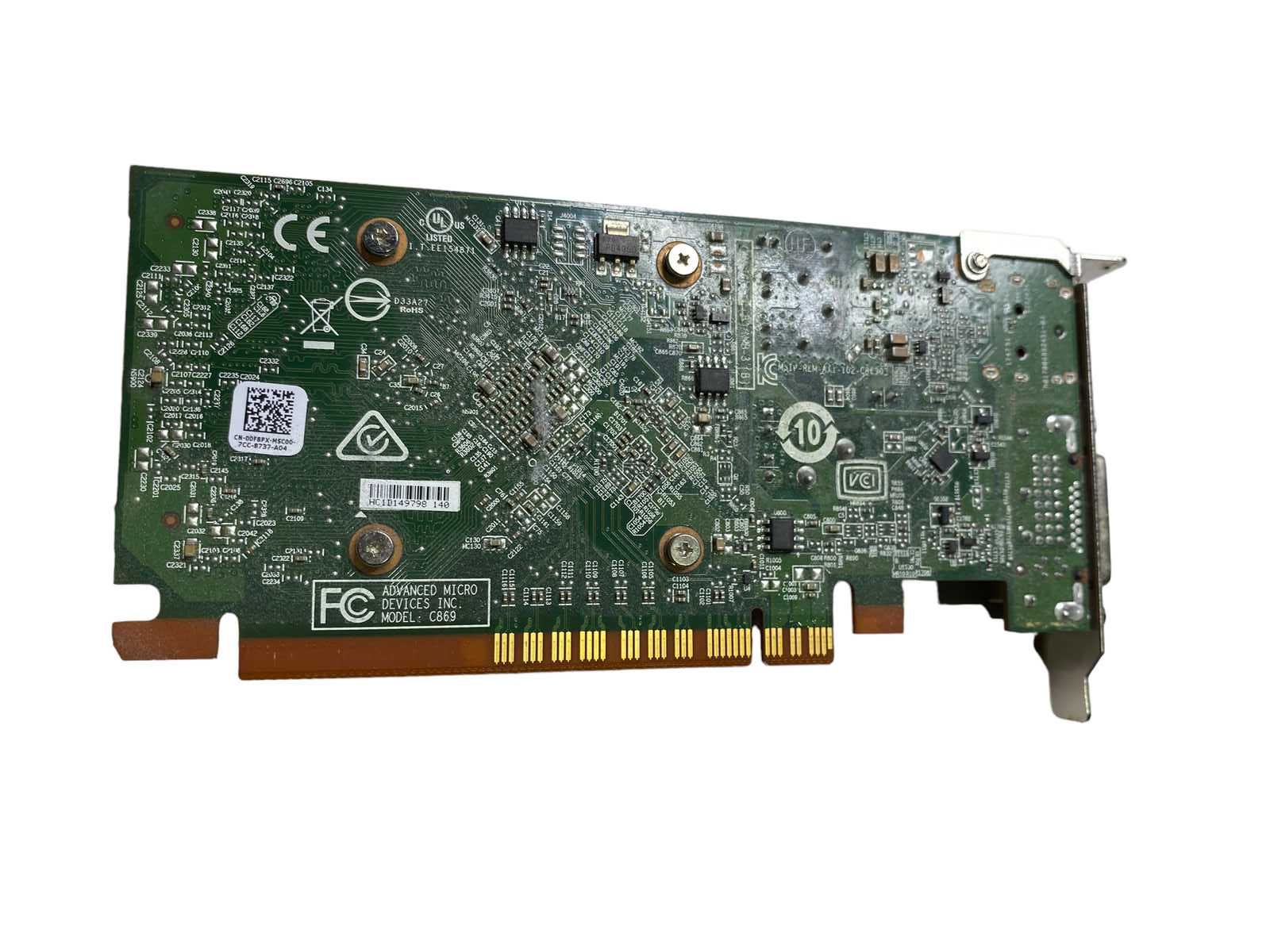 Видеокарта Dell AMD Radeon R5 430 2GB GDDR5 DP+DVI Low R7 240 340