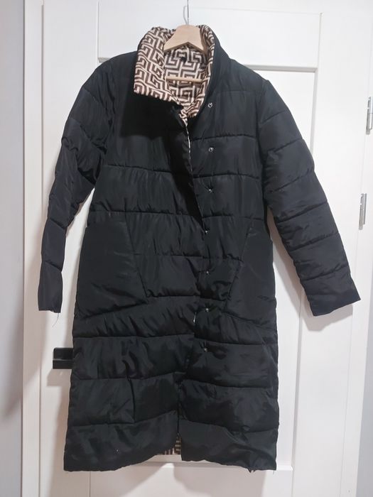 Długa kurtka zimowa damska M