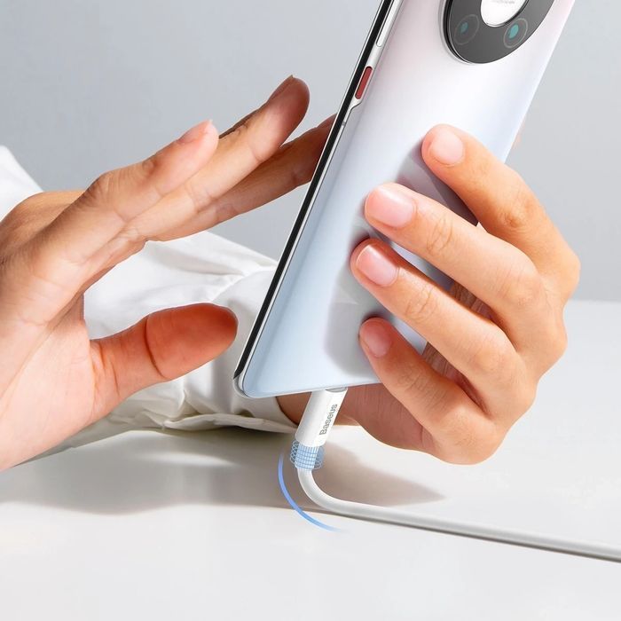 Baseus Superior Series kabel SUPERVOOC USB-A do USB-C 65W 2m biały