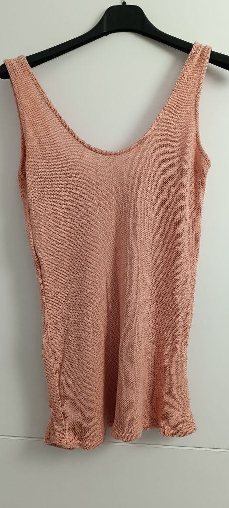 Túnica salmão Pull & Bear tamanho XS