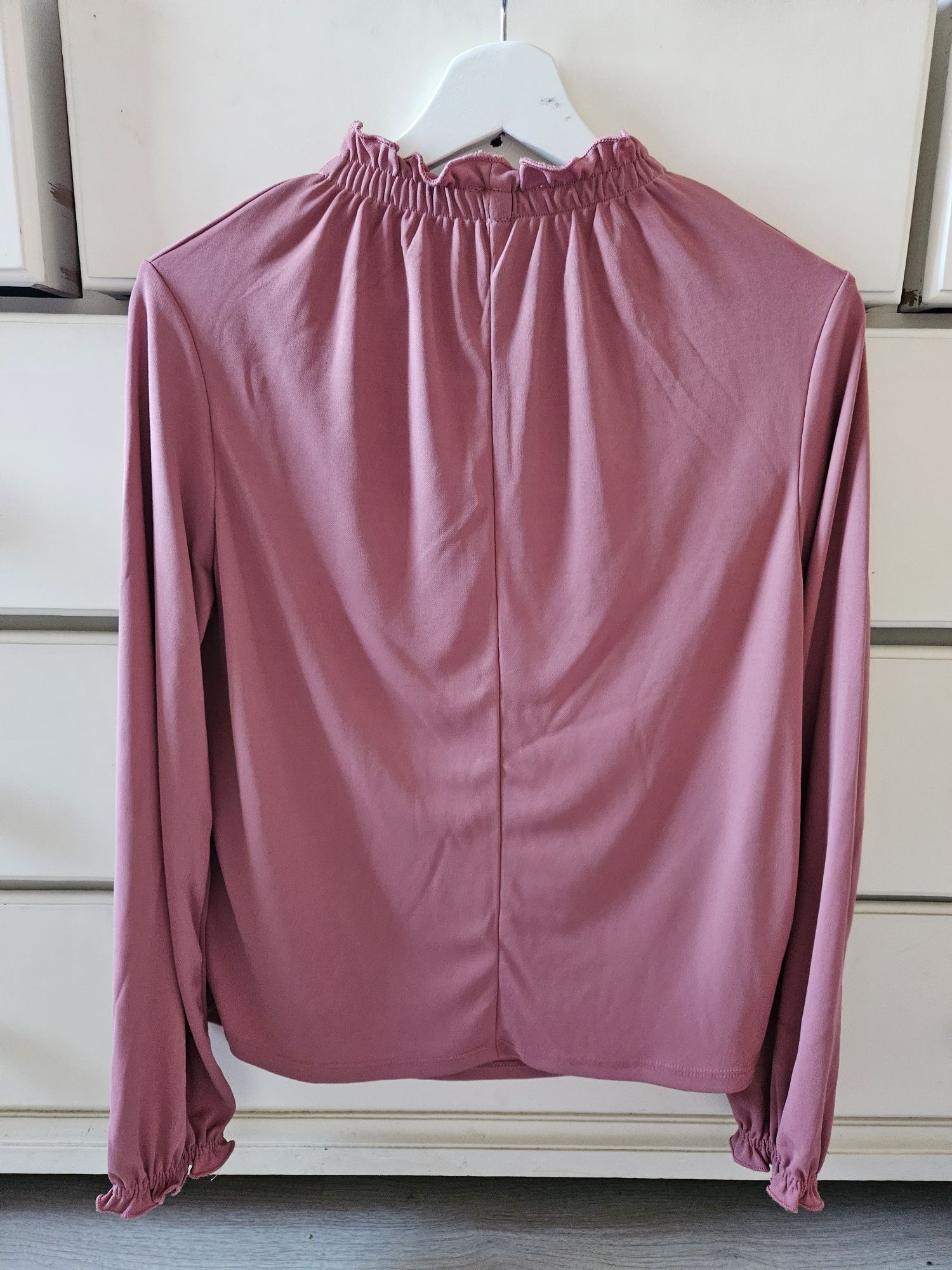 Blusa cor-de-rosa Zara