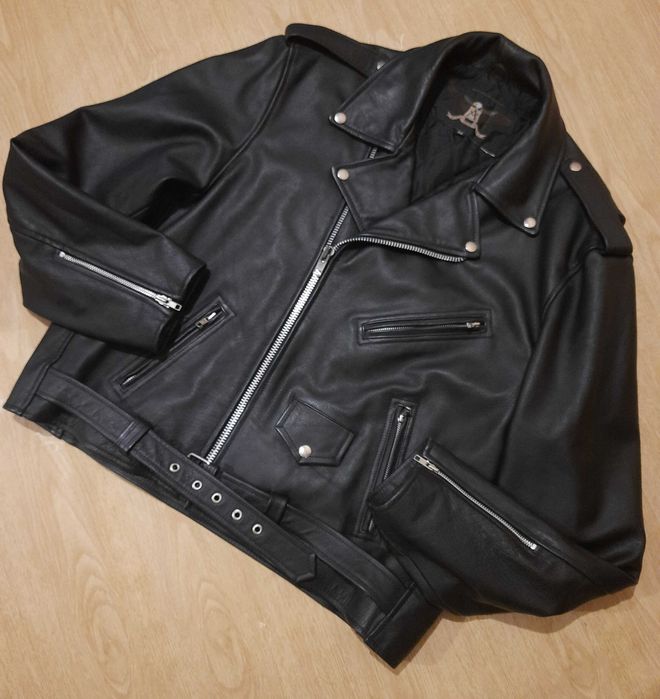 ASHY 1978 куртка-косуха, байкерка с натуральной кожи Оригинал