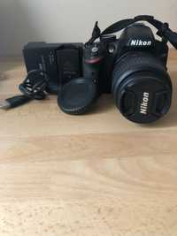 Aparat Nikon D3200 wraz z akcesoriami