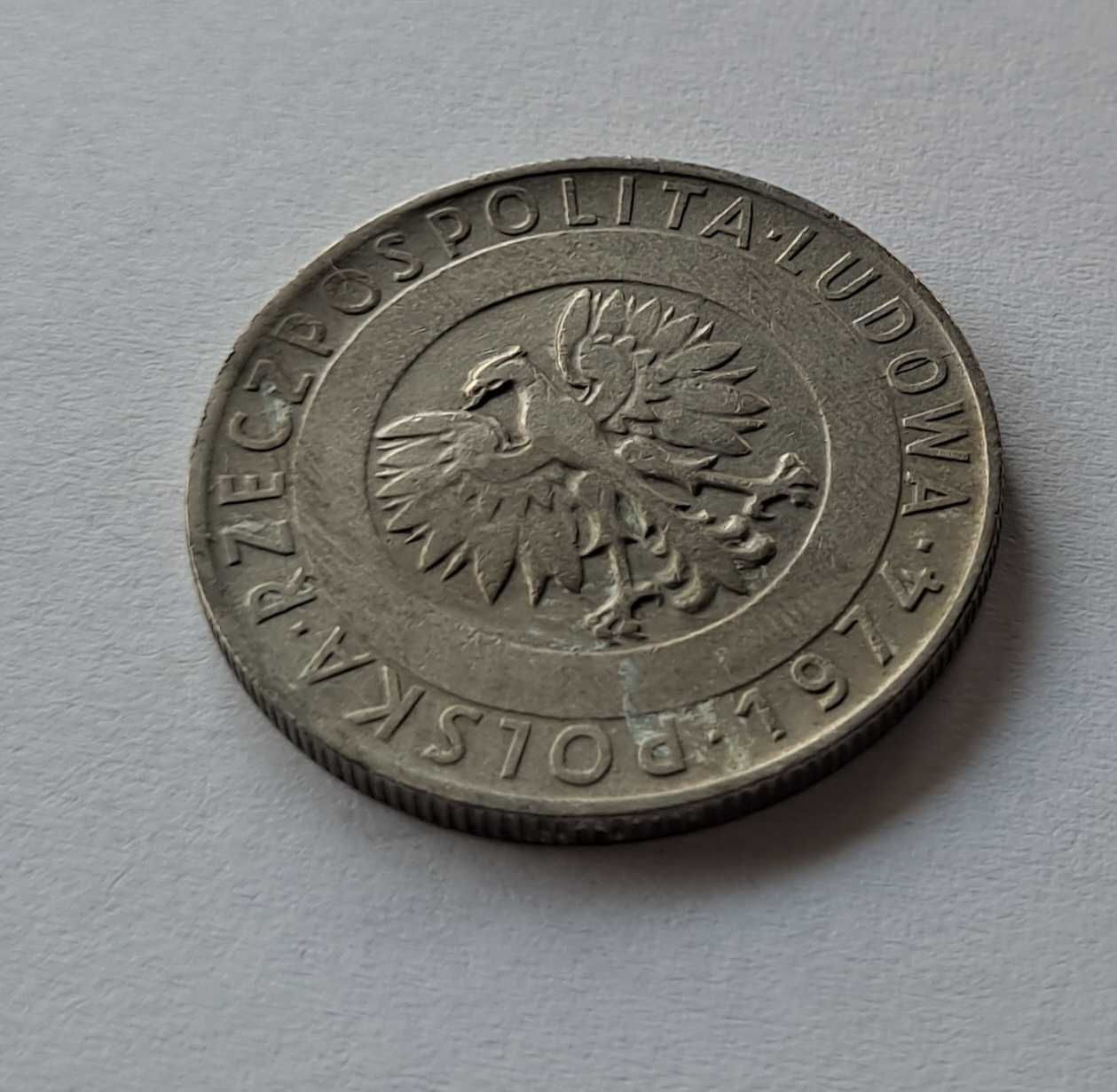 Moneta 20zł Wieżowiec i Kłosy PRL 1974r.