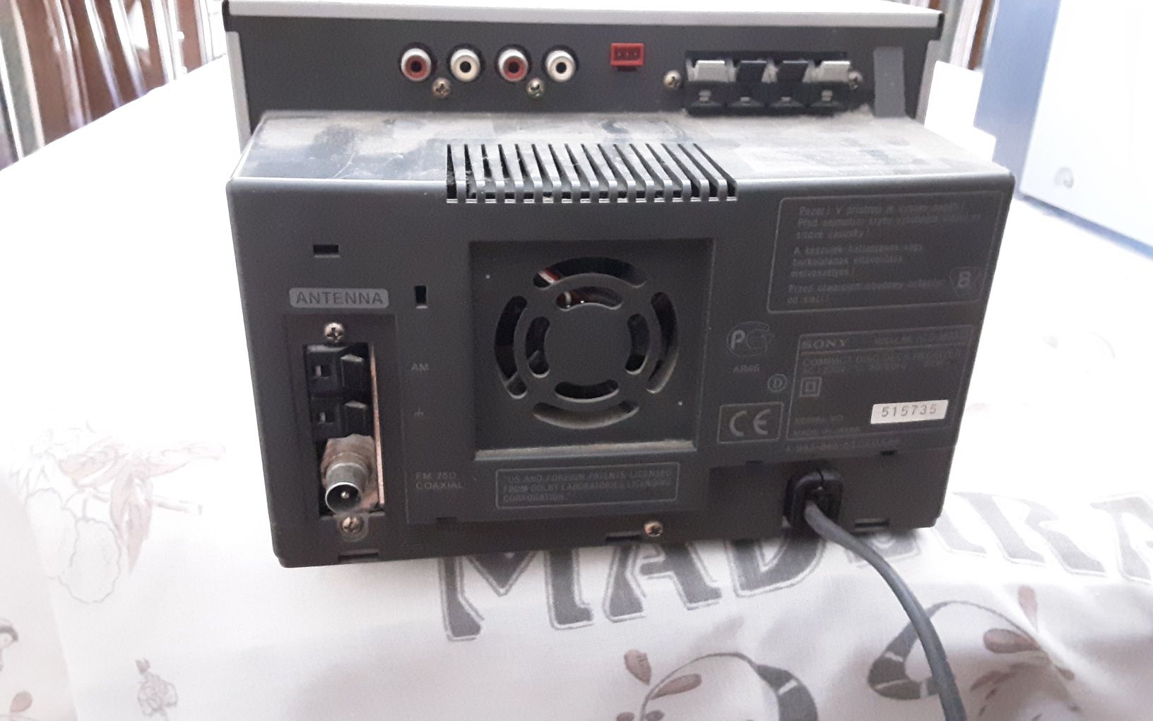 Mini hifi componente sony