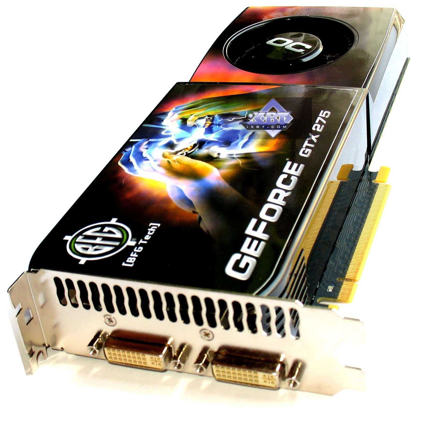 Відеокарта BFG NVIDIA GeForce GTX 275 OC 896MB GDDR3