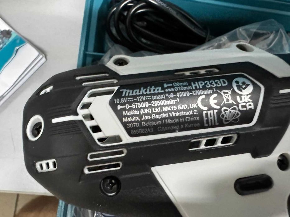 Makita HP333DSAW (АКБ+ ЗУ + кейс) Беспроводная ударная отвертка НОВАЯ!