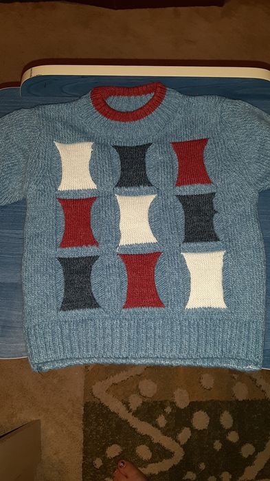 Теплый свитер на мальчика