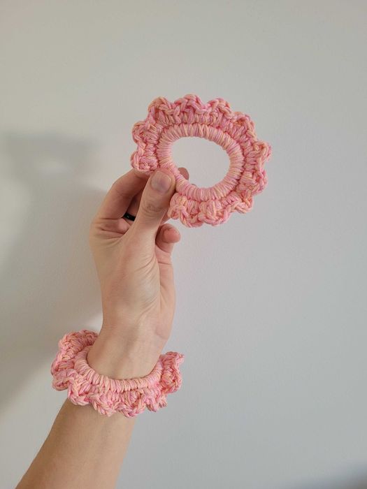 Gumka do włosów x2 handmade rękodzieło