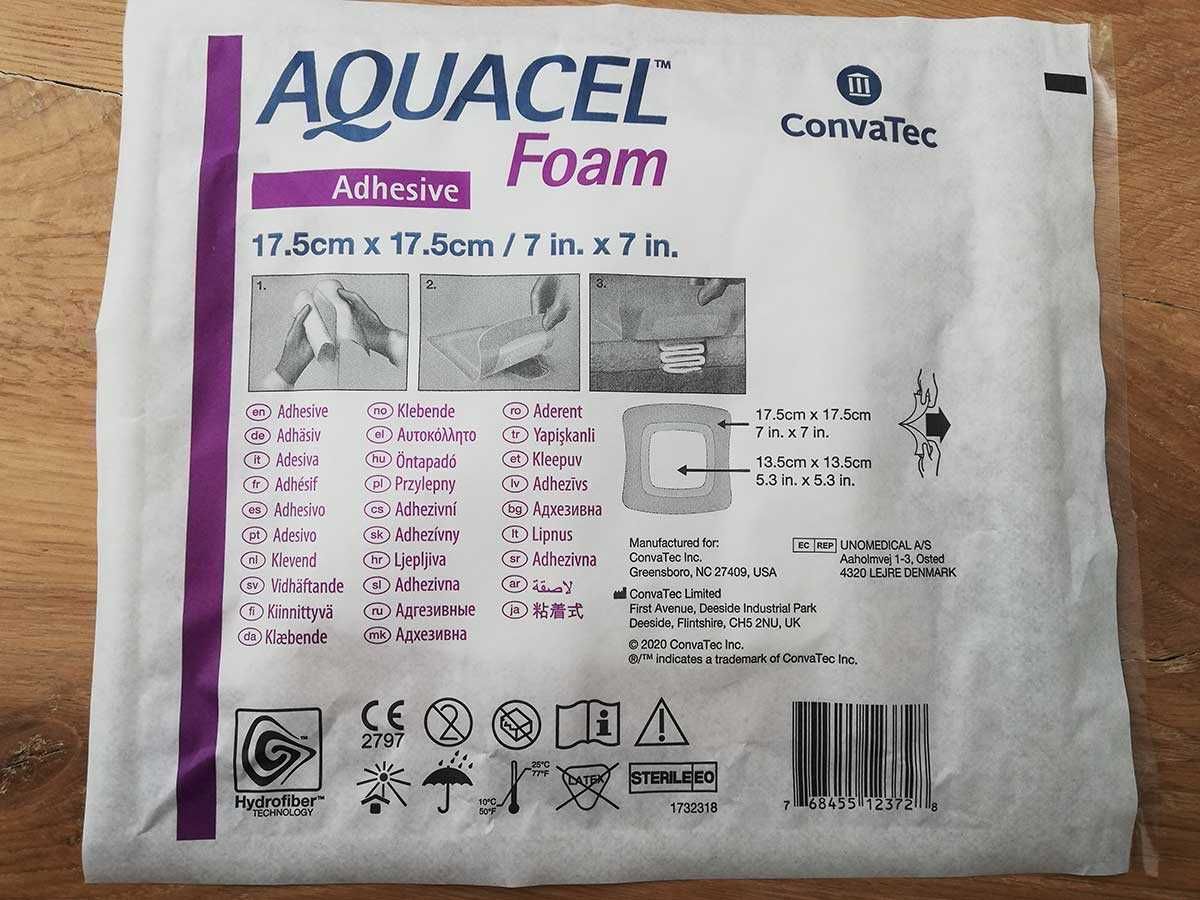 Aquacel Foam Adhesive 17.5 x 17.5 Plastry Opatrunkowe