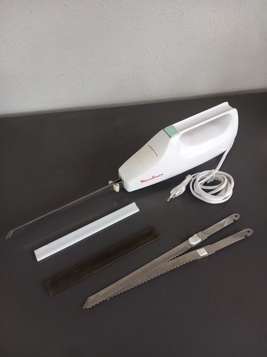 Aparelho de fatiar / faca elétrica Moulinex + 2 lâminas”