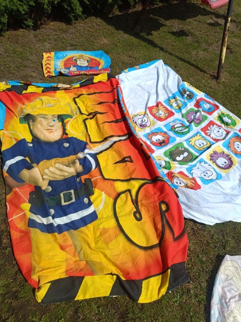 Komplety pościeli dla dzieci 190x130 4 sztuki plus prześcieradło polec