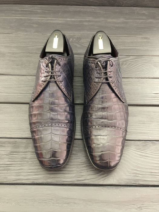 Дербы Lidfort из кожи крокодилла zilli
