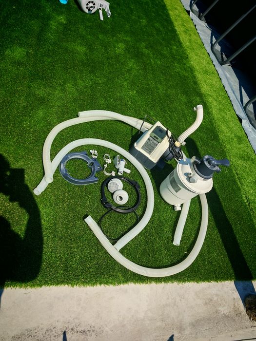 Piscina Intex aspirador/filtro/skimmer/lonas