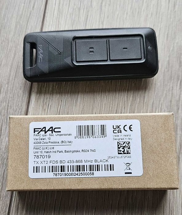 Pilot XT2 FDS + Radio RP FDS  FAAC brama wjazdowa , garaż NÓWKA !!!