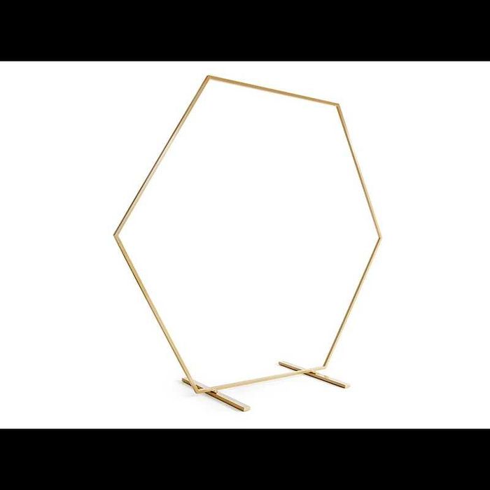 Heksagon stelaż tło  na ściankę urodziny ślub przyjęcie